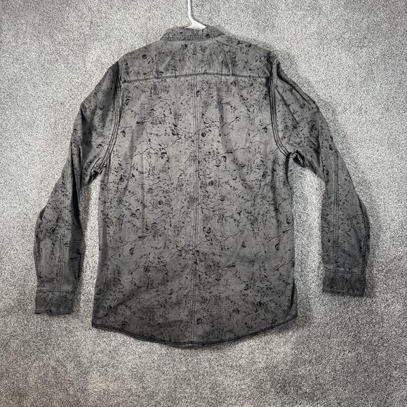 Tranquility Mayhem Shirt XL Western Studded Moto Punk Rockstar Grunge Goth Edgy - Picture 14 of 16